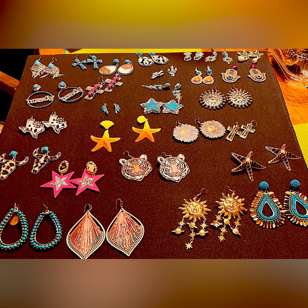 Beautiful earrings boho style and vintage chic for any occasion. Each pair $8